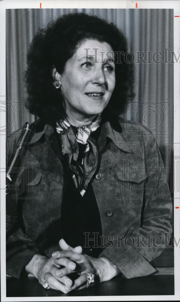 1978 Press Photo Anne Spaak at Women's City Club - Historic Images