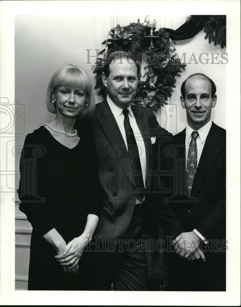 1990 Press Photo Christin and Frederick Starr with Blair Haas - cva42799 - Historic Images