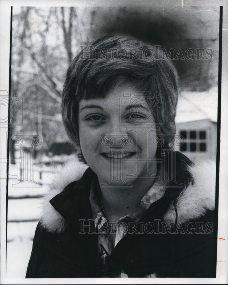 1976 Press Photo Pamela Swead of North Olmsted to U.S. Military Academy - Historic Images