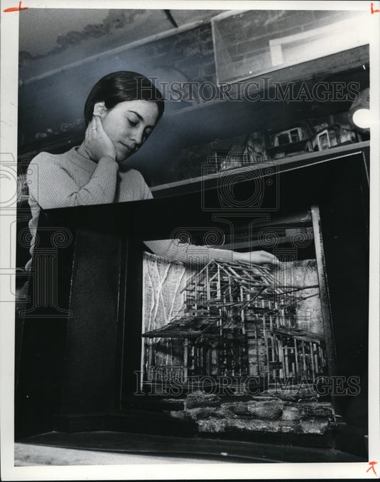 1978 Press Photo Maura Smolover, set designer - Historic Images