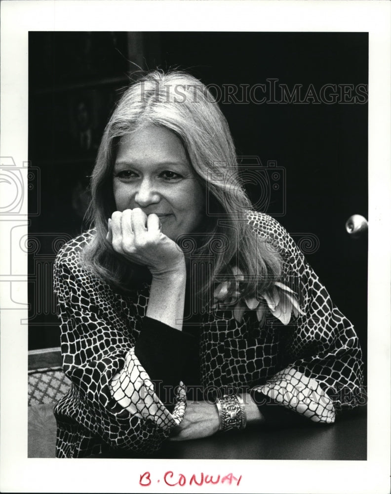 1986 Press Photo Gloria Steinem - cva43003 - Historic Images