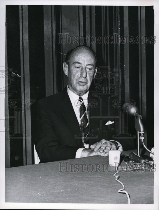 1964 Adlai Stevenson visits in Cleveland - Historic Images