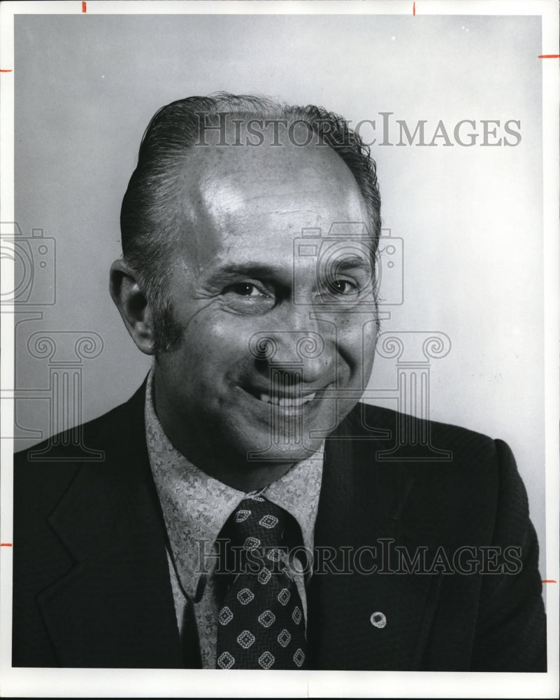 1976, James S Schell, International Sec-Treas of Printers Union - Historic Images