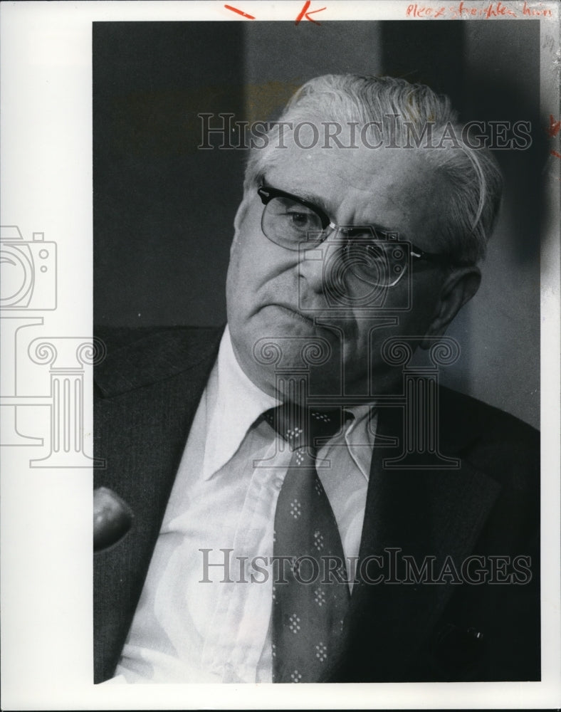 1978 Press Photo Upholsters Union President Ben Shouse - Historic Images