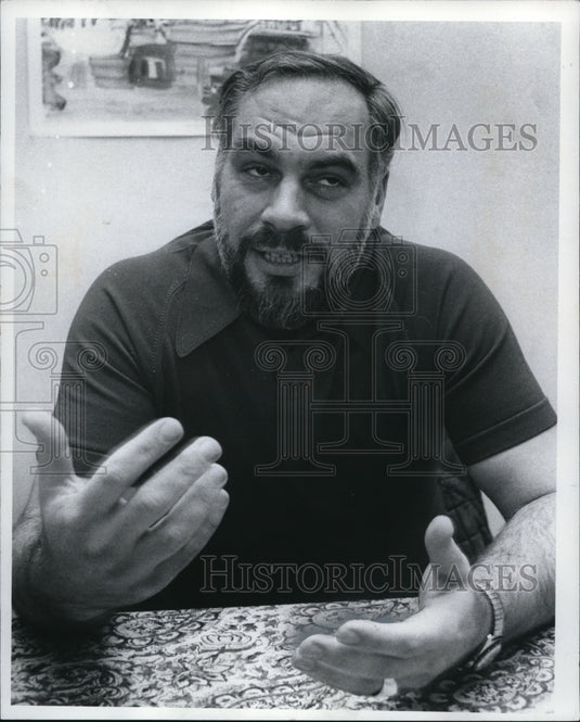 1974, Reverend George F. Simons of the Oberlin College - Historic Images