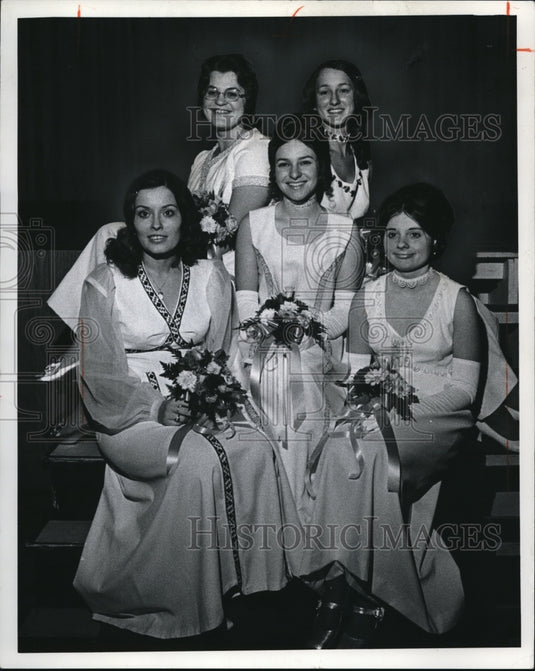 1972 Press Photo Daria Mudrak, Daria Tymosch, Helen Slipec & Helen Slipec - Historic Images
