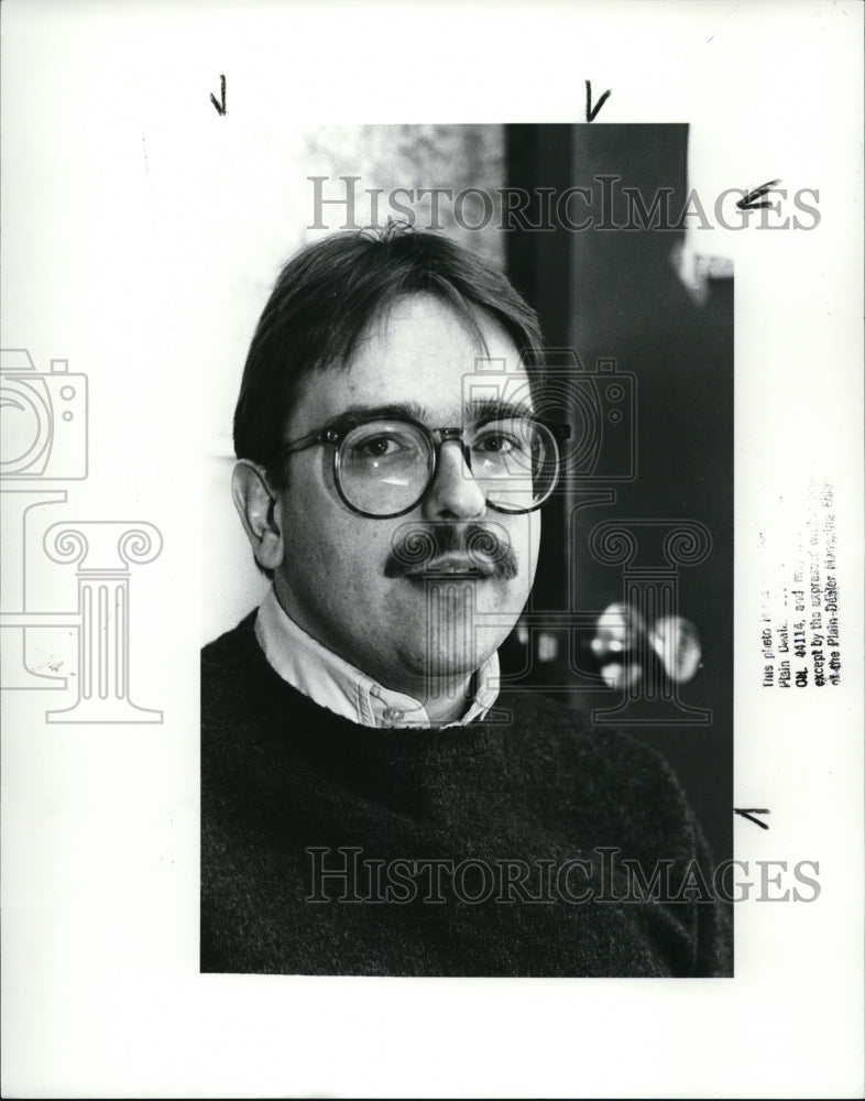 1989 Press Photo Bob Staob, Education Director of Environmental Health Watch - Historic Images