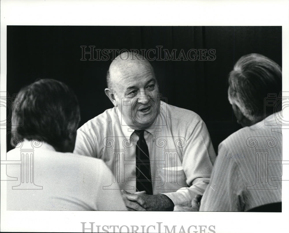 1986 Press Photo James R. Stover, Chairman of Eaton Corporation - cva43391 - Historic Images
