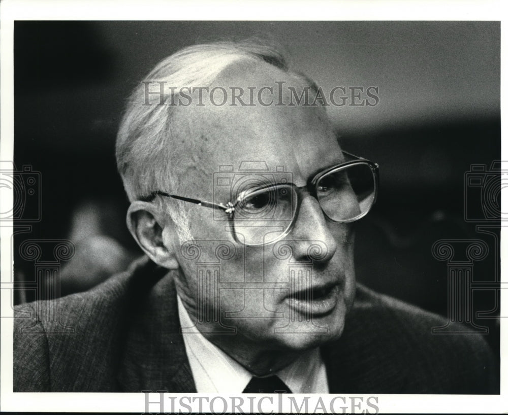 1985 Press Photo Wiiliam K Thomas Federal Judge - Historic Images