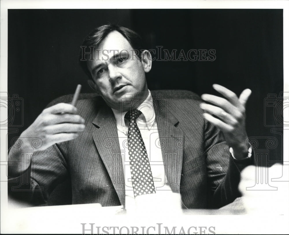 1983 Press Photo Jack Thomas of Mansfield, Ohio - Historic Images