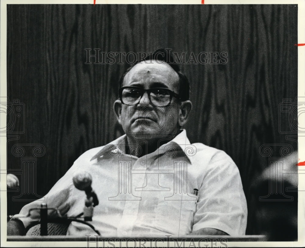 1979 Press Photo Louis Thompson, testifying in trial - Historic Images