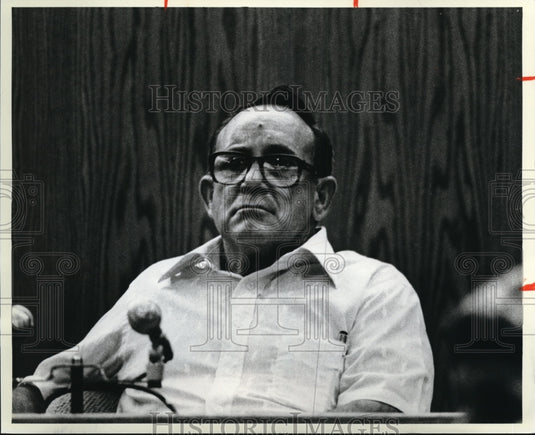 1979 Press Photo Louis Thompson, testifying in trial - Historic Images