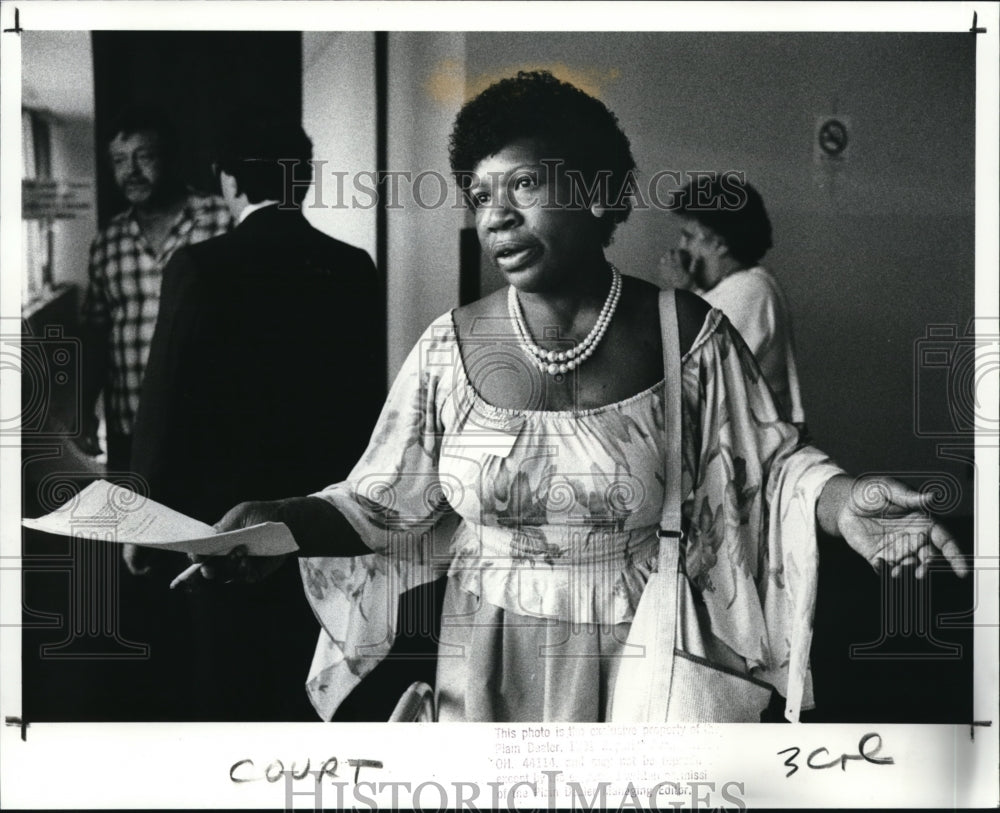 1988 Press Photo Claudia Thompson - Historic Images