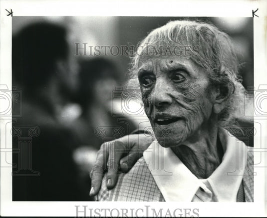 1986 Press Photo 108 yr old Aurilla McDaniel - cva43871-Historic Images