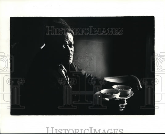 1984 Press Photo Oliver Smith of Cleveland - Historic Images