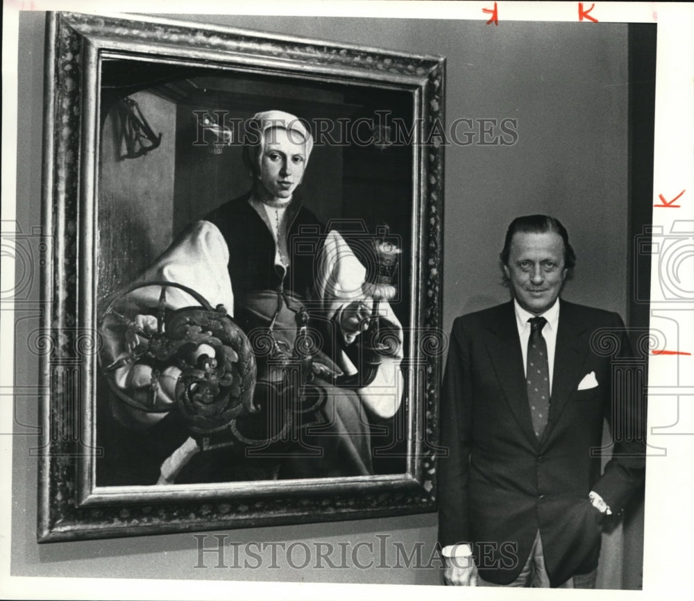 1980 Press Photo Baron Hans Heinrich, Thyssen-Bonemisza - cva43957 - Historic Images