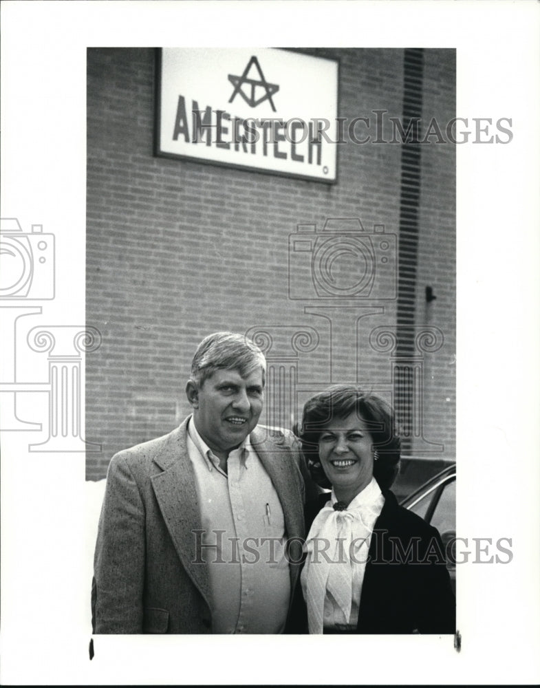 1987 Press Photo William and Michaela Stofey - Historic Images