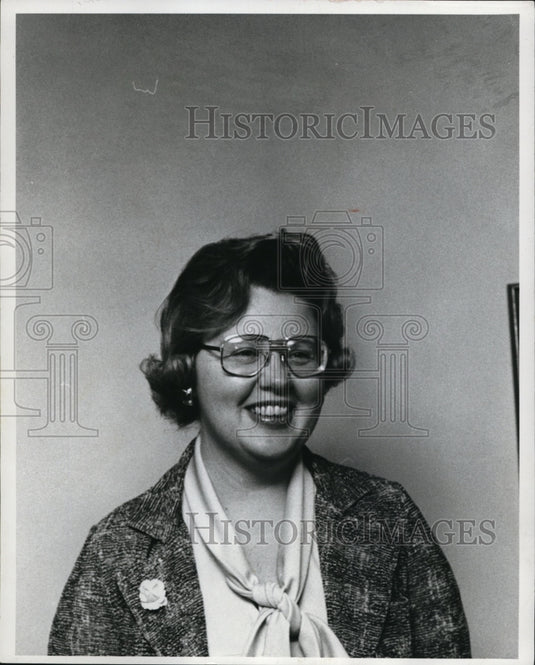 1976 Press Photo Mrs. Ed Stinn - Historic Images