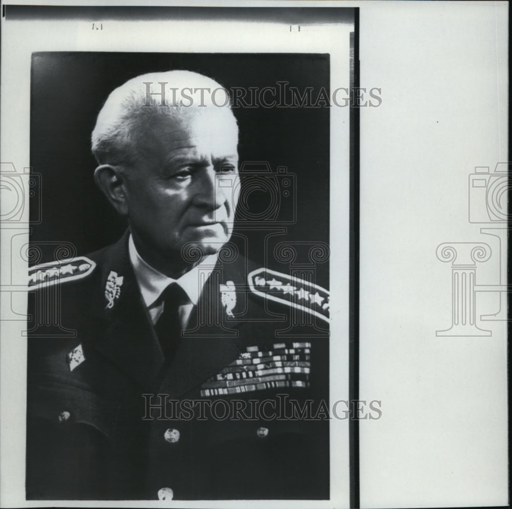 1968 Press Photo General Ludvik Svoboda May Become Czech President-Historic Images