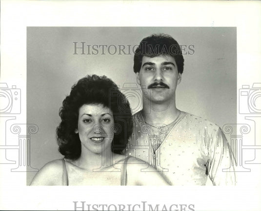 1983 Press Photo Lynn Turner and Tom Topovski - Historic Images