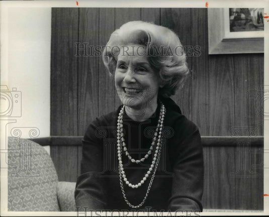 1978 Press Photo Jayne Baker Spain Sr.Vice Pres.of Public Affairs  Gulf Air Corp - Historic Images
