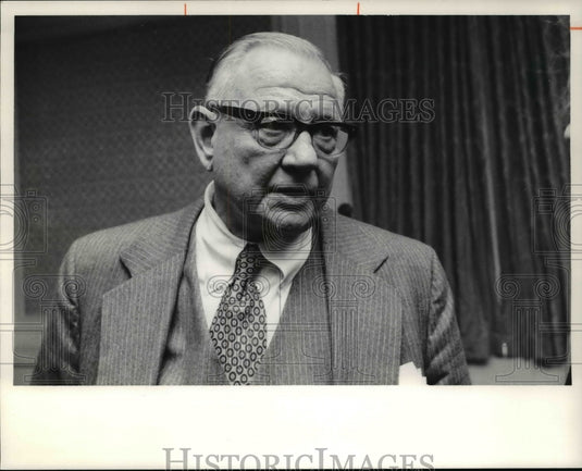 1977 Press Photo American Bar Association President William B. Spann, Jr. - Historic Images