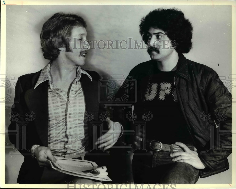 1978 Press Photo Harry Konrad and Tom Torok of Painsville Agora - cva45352 - Historic Images