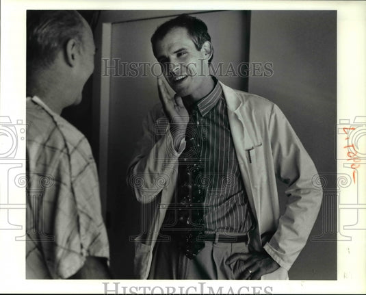 1991 Press Photo Dr. Eric Topol head of Cardiologist Dept at Cleveland Clinic-Historic Images