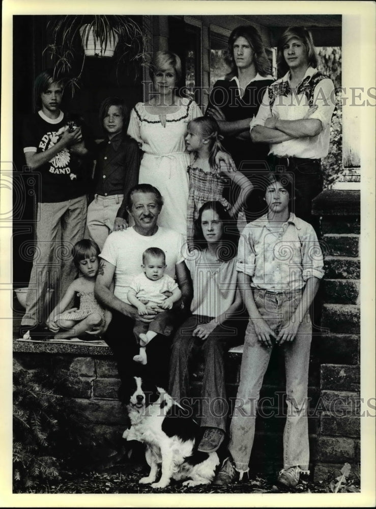 1979 Press Photo Francis Terlop and Family - Historic Images