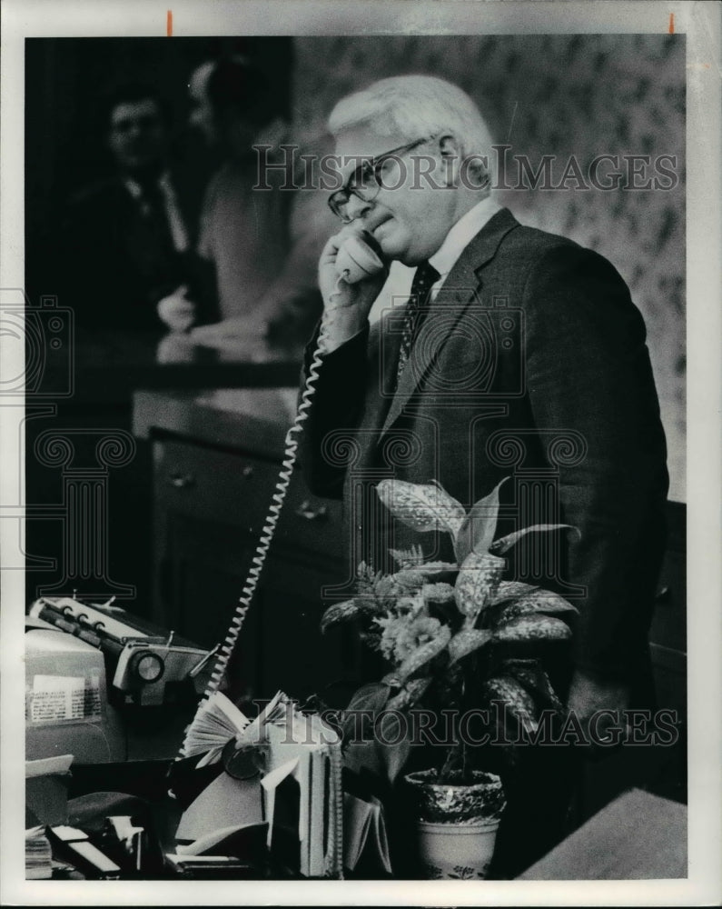 1978 Press Photo Allen Waddle, National City Bank vice president - Historic Images