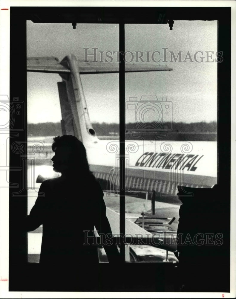 1989 Press Photo Continental flight attendants returned to work in droves-Historic Images