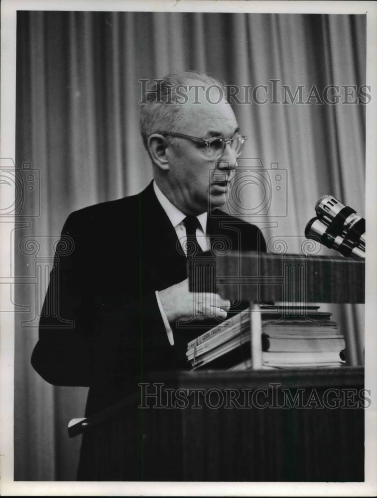 1968, Robert HW Welch Jr Head Of Buich Society - Historic Images