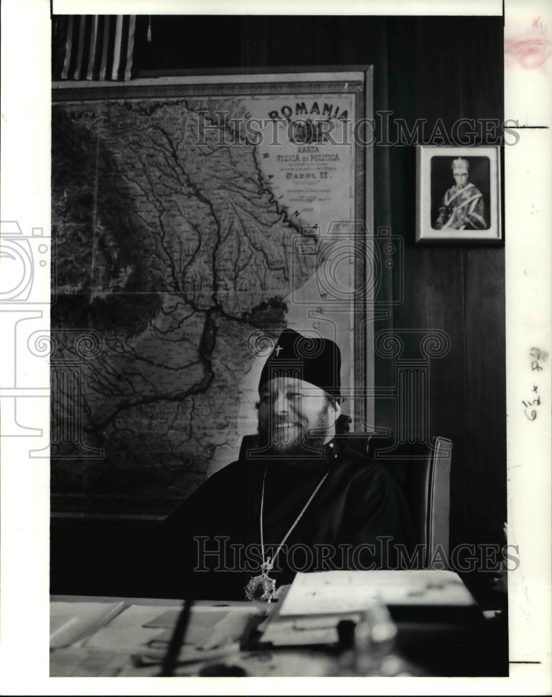 1991 Press Photo Archbishop Vladimir Of Orthodox Church In Noldovia - Historic Images