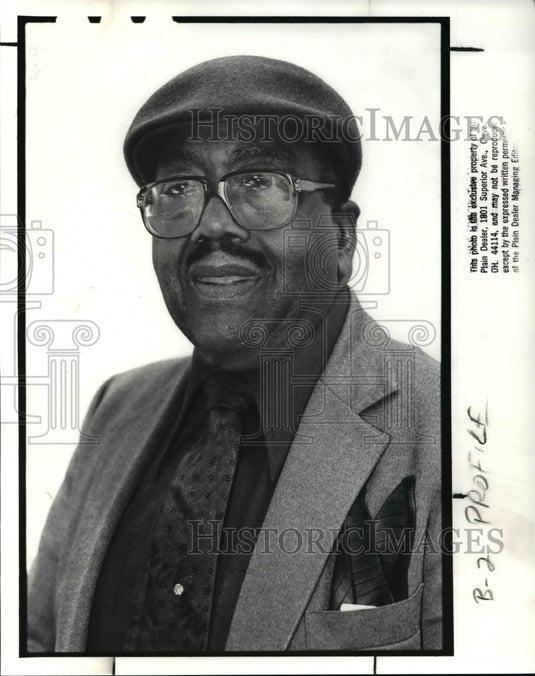 1989 Press Photo Rev Thompson Weems A Member Of County Jail Prison Ministry Team - Historic Images