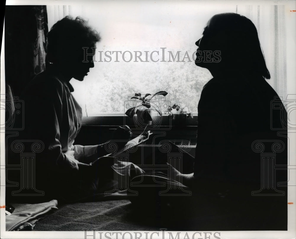 1978 Press Photo Patient Counseled at Merrick Hall on Alcohol-Historic Images