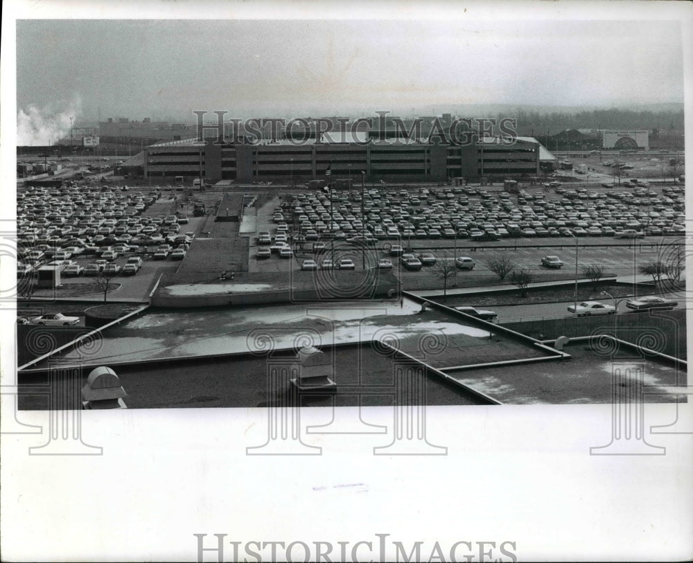 1971 Cleveland Hopkins International Airport Parking Garage - Historic Images