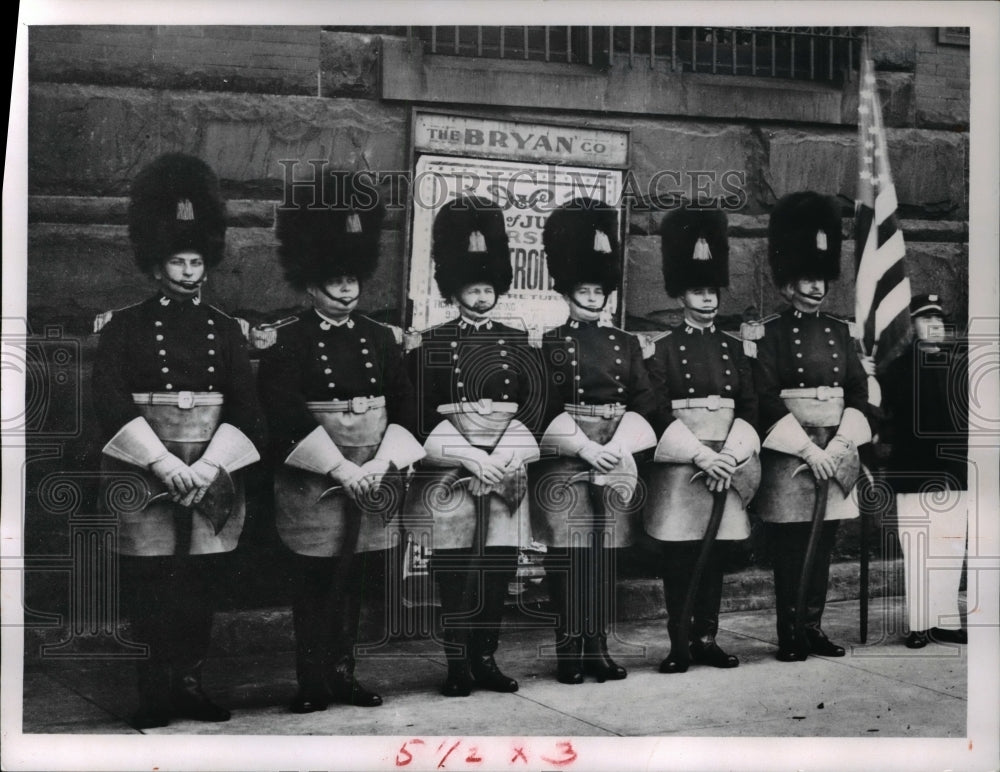 1960 Press Photo Big Six in 1911. Lt Charles Woodhill, Fred Silberg, J.S. Davis-Historic Images