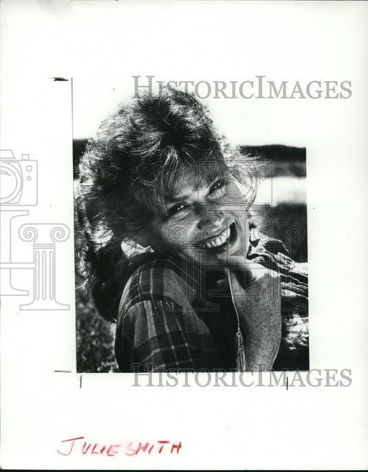 1988 Press Photo Huckleberry author, Julie Smith - Historic Images