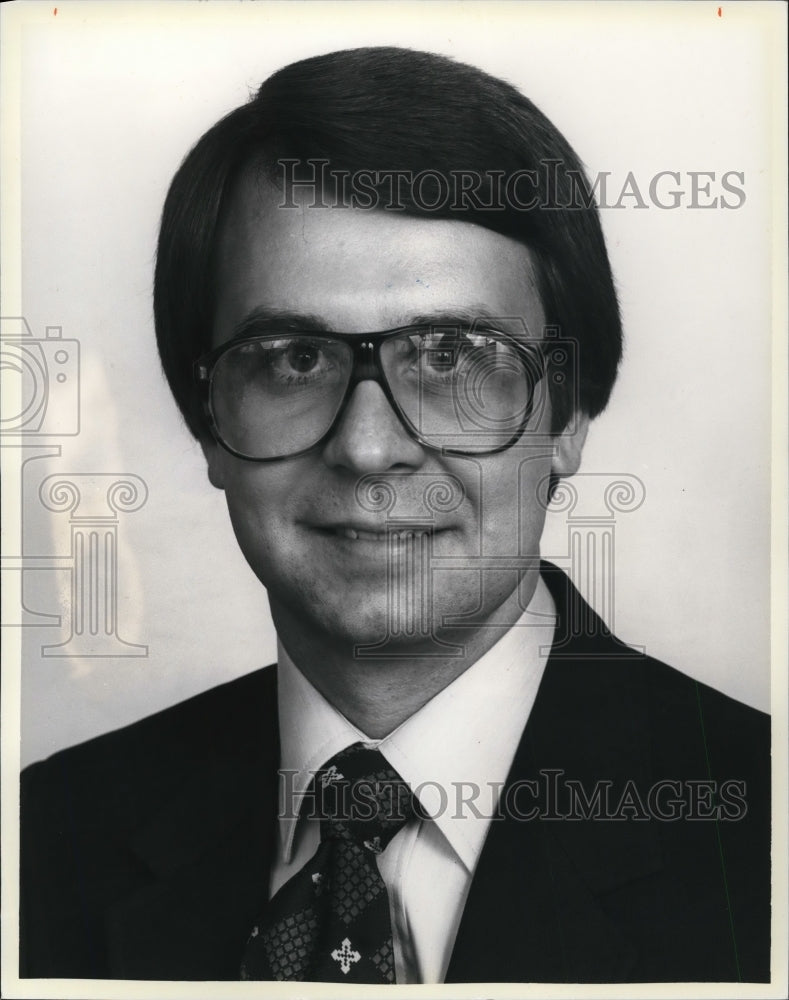 1981 Press Photo Greg Stehlin named WKYC-TV Channel 3&#39;s Program Director - Historic Images