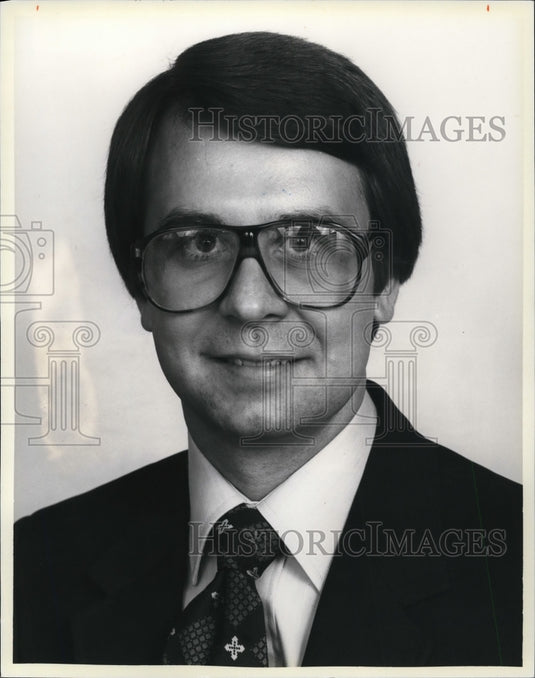 1981 Press Photo Greg Stehlin named WKYC-TV Channel 3's Program Director - Historic Images