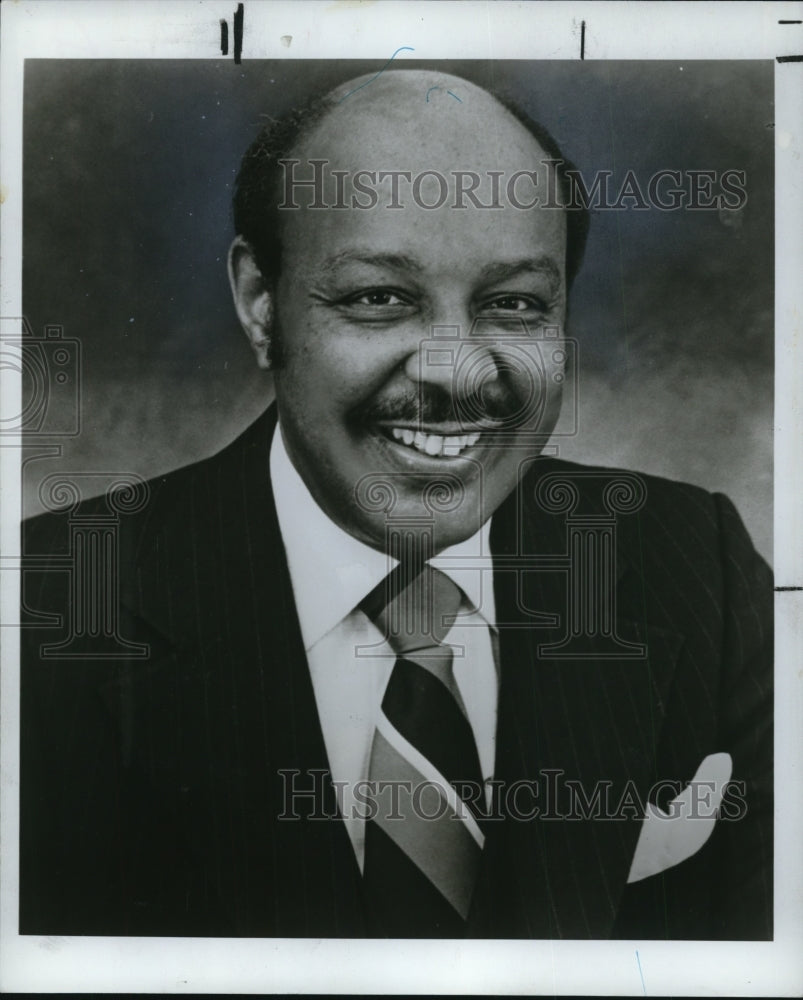 1982 Press Photo Congressman Louis Stokes of the 21st District - cva47742 - Historic Images