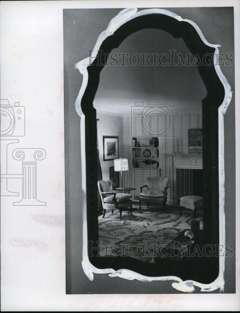 1967 Press Photo Interior of Mike Joffe's home - Historic Images