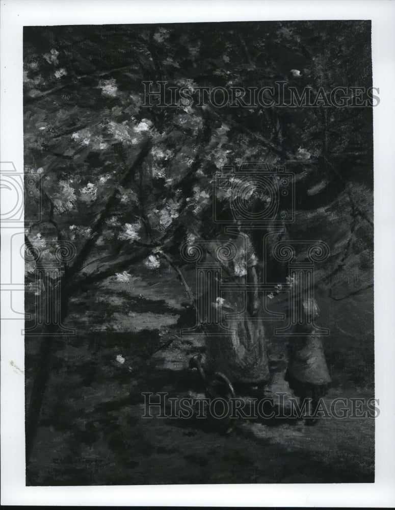 1996 Press Photo In the Orchard by Theodore Robinson, American 1852-1896 - Historic Images