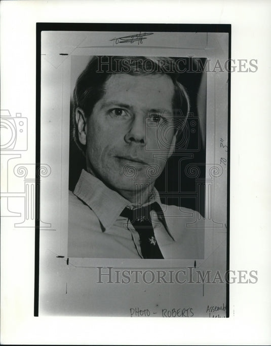 1988 Press Photo Paul C.Roberts, former Reagan Administration Official - Historic Images