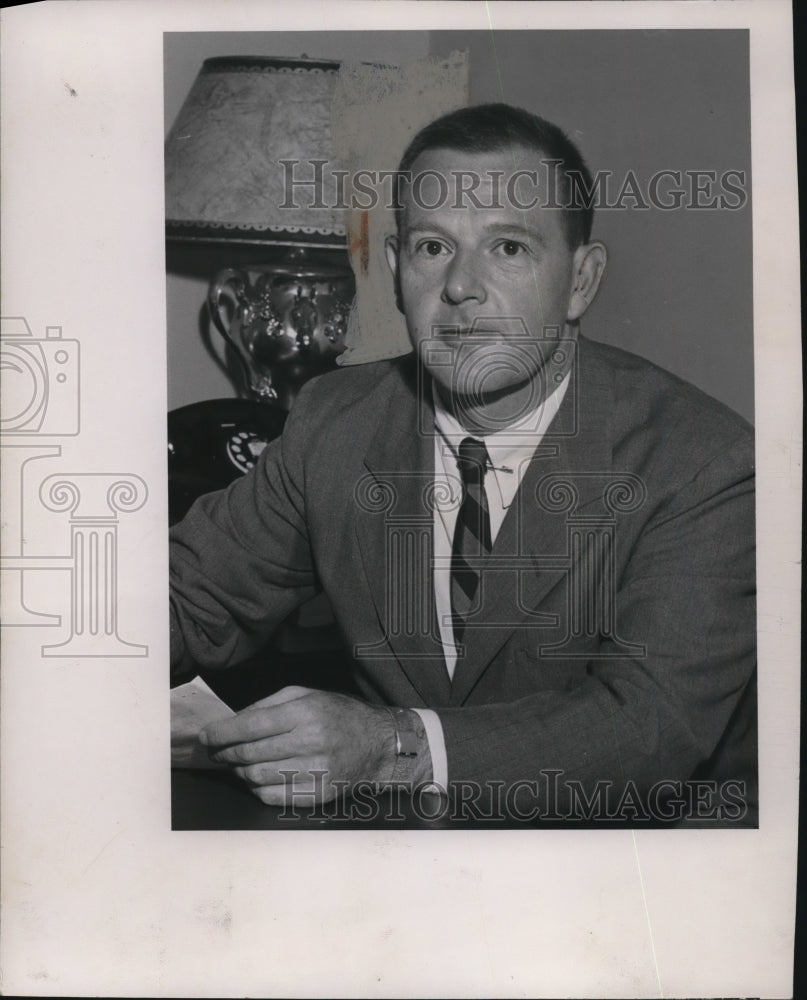 1969 Press Photo Francis Sherwin, Pres of Cuyahoga Unit of Cancer Society - Historic Images