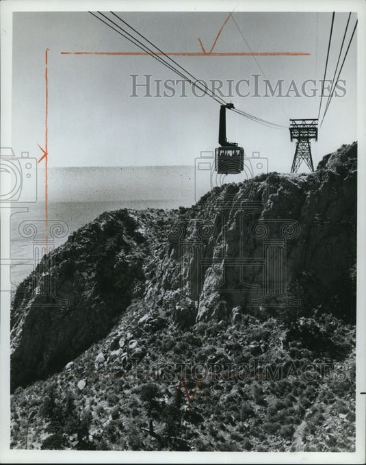 1969 Press Photo Sandia Aerial Tramway Albuquerque New Mexico - cva48306- Historic Images