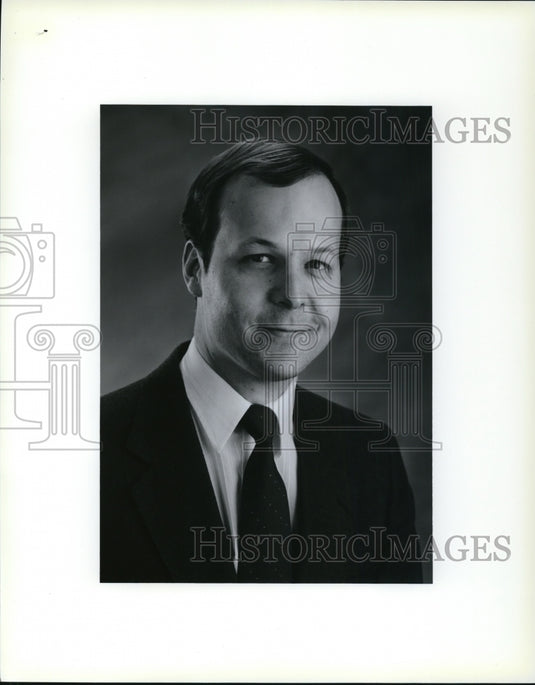 1989 Press Photo Christopher Zerull, appointed controller for Agency rent A Car - Historic Images