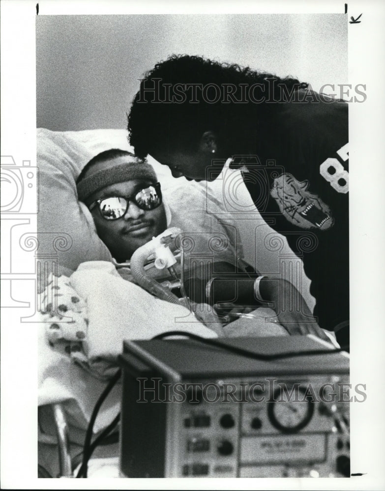 1986 Press Photo Maurice Watkins and Kenya Watkins - cva48466-Historic Images