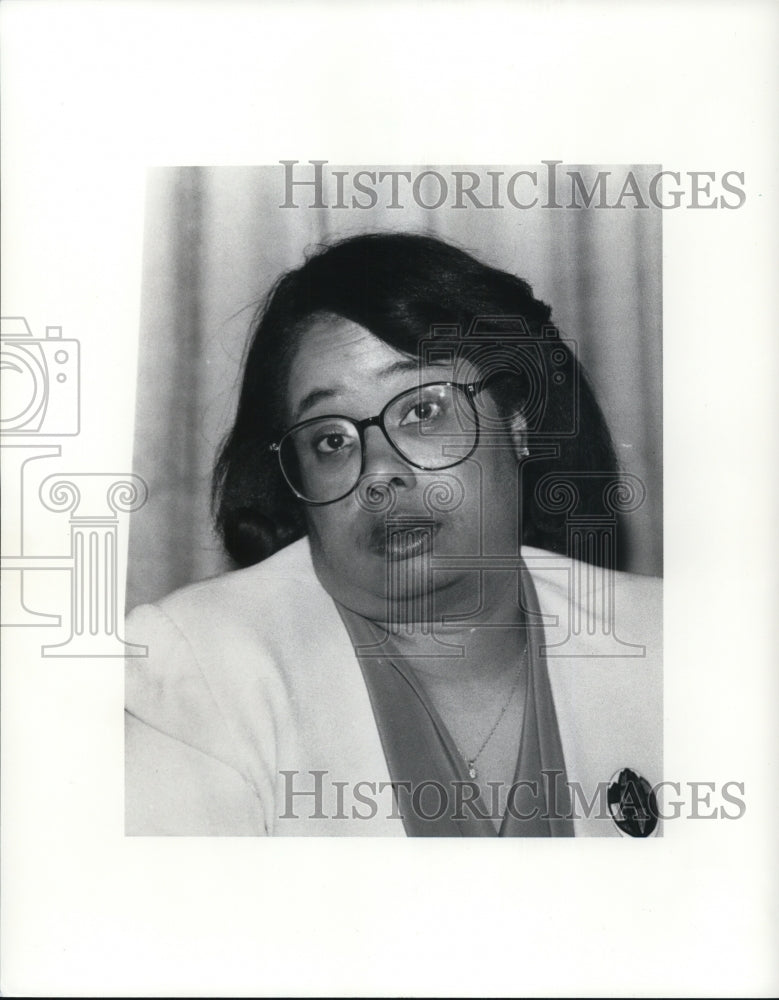 1992 Press Photo Mayethel White General Education director - cva48480 - Historic Images