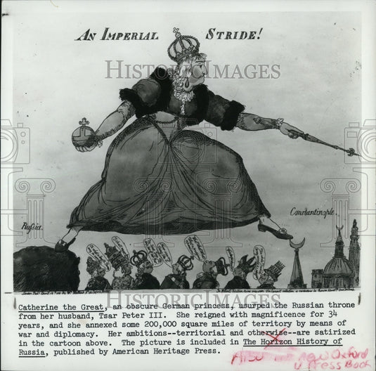 1970 Press Photo Catherine the Great, an obscure German princess - cva48747-Historic Images